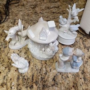 Fairy garden Porcelain figures